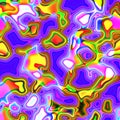 Vivid colorful bright neon liquid shapes, funky psychedelic backdrop in chaos swirl hippie design