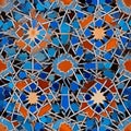 Vivid dance of colors in a traditional Moroccan tile pattern An expression of unique cultural richness
