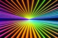 multicolor spectrum background bright orange blue neon rays and colorful glowin generated by ag