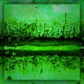 vivid emerald green abstract design and pattern for a futuristic new city Royalty Free Stock Photo