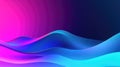 A vivid, flowing design of curved lines in a vibrant gradient of pink and purple creates an artful background with light waves
