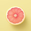 Vivid Grapefruit: A Creative Commons Attribution Image With Minimal Retouching Royalty Free Stock Photo