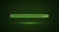 Vivid Green Neon Progress Bar with \'5 Seconds\' Text, Digital Countdown Interface Royalty Free Stock Photo