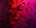 A vivid magenta and purple sunset in a macro shot. Trendy color of 2023 Viva Magenta.. AI generation