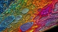 Vivid Microscopic View of Integumentary System Cells for Medical Presentations.