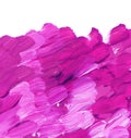 Vivid pink acrylic paint brush stroke for background.