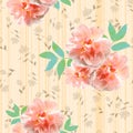 Vivid repeating floral