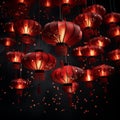 Chinese New Year red lanterns