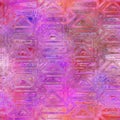 Vivid seamless distorted wavy digital warp texture