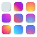 Vivid Smooth Gradient Rounded Buttons