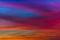 Vivid sunset