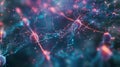 Synaptic Network Abstract Background