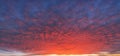 Vivid twilight Sunset or Sunrise . Bright Dramatic Sky. Beautiful sky and Cloud at Sunset or Sunrise Over Skyline, Horizon. Warm