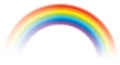 Vivid vector colorful rainbow shining blurred Royalty Free Stock Photo