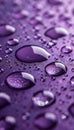 Vivid water droplets on colorful, wet surface in a captivating macro close up background.