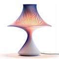 Vividly Bold Lamp With Generative Art Style And Detailed Crosshatching