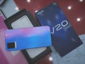 Vivo mobile v20 ram 8 gb space 128 gb Royalty Free Stock Photo