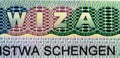 Viza schengen Royalty Free Stock Photo