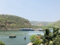 Vizag port view Royalty Free Stock Photo