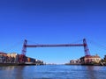 The Vizcaya Bridge in Portugalete Royalty Free Stock Photo