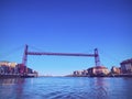 The Vizcaya Bridge in Portugalete Royalty Free Stock Photo