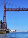 The Vizcaya Bridge in Portugalete Royalty Free Stock Photo