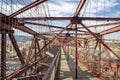 Vizcaya Bridge world patrimony and icon by Unesco Royalty Free Stock Photo