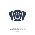 Vizsla dog icon. Trendy flat vector Vizsla dog icon on white background from dogs collection Royalty Free Stock Photo