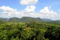 ViÃÂ±ales Valley from Los Jazmines viewpoint (Pinar del Rio, Cuba) Royalty Free Stock Photo