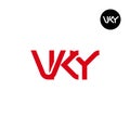 VKY Logo Letter Monogram Design Royalty Free Stock Photo