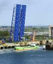 Vlaanderen 8 transiting the Port locks under its own power