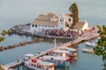 Vlacherna Monastery on the Kanoni peninsula of Corfu, Greece