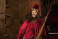 Vlad the Impaler wax statue at Madame Tussaud Museum, London