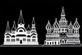 Vladikavkaz, North Ossetia, Russia. Black & White City Logo. Generative AI.