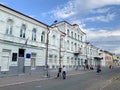Vladikavkaz, Russia, June, 28, 2019. 36 Mira Avenue 34, architectural monument - V. H. Andreev`s mansion no. 1530287000. Vladi