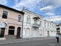 Vladikavkaz, Russia, June, 28, 2019. 26 Mira Avenue, former home of merchants Asanov and Nagiev. Vladikavkaz. Republic Of North Os