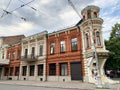 Vladikavkaz, Russia, June, 28, 2019. Mira avenue house10, architectural monument, former hotel `Paris`. Vladikavkaz. Republic of