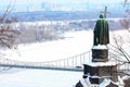 Vladimir the Great and frozen river Dnieper