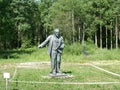 Vladimir Lenin an abandoned monument