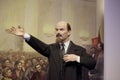 Vladimir Lenin wax portrait
