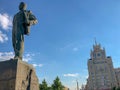 Vladimir Mayakovsky Monument - Moscow, Russia Royalty Free Stock Photo