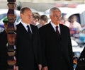 Vladimir Putin and Mahmoud Abbas Royalty Free Stock Photo