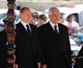 Vladimir Putin and Mahmoud Abbas