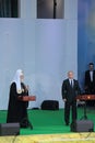 Vladimir Putin and Patriarch Kirill Royalty Free Stock Photo