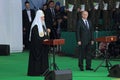 Vladimir Putin and Patriarch Kirill Royalty Free Stock Photo