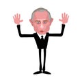 Vladimir Putin President of Russia Cartoon