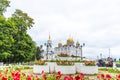 Vladimir, Russia - August 25, 2019. Assumption cathedral Dormition Cathedral in Vladimir, Russia. Golden Ring of Russia