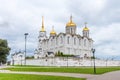 Vladimir, Russia - August 25, 2019. Assumption cathedral Dormition Cathedral in Vladimir, Russia. Golden Ring of Russia