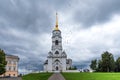 Vladimir, Russia - August 25, 2019. Assumption cathedral Dormition Cathedral in Vladimir, Russia. Golden Ring of Russia