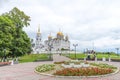 Vladimir, Russia - August 25, 2019. Assumption cathedral Dormition Cathedral in Vladimir, Russia. Golden Ring of Russia